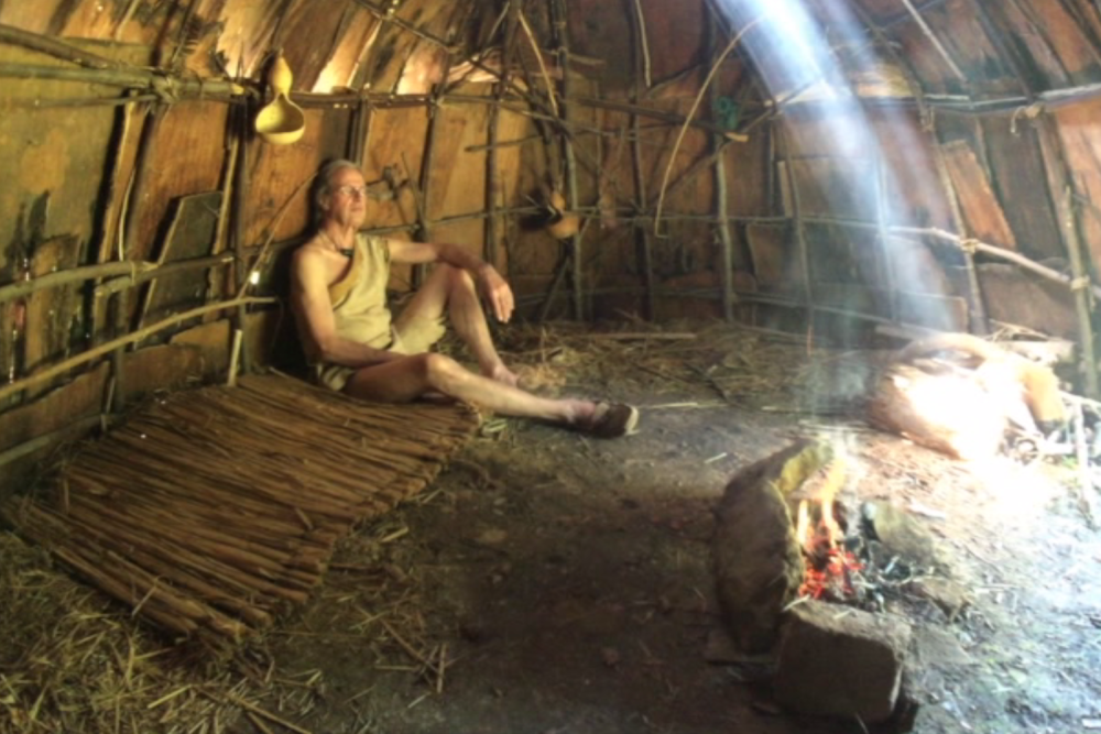 algonquin bark covered wigwam – living stone age
